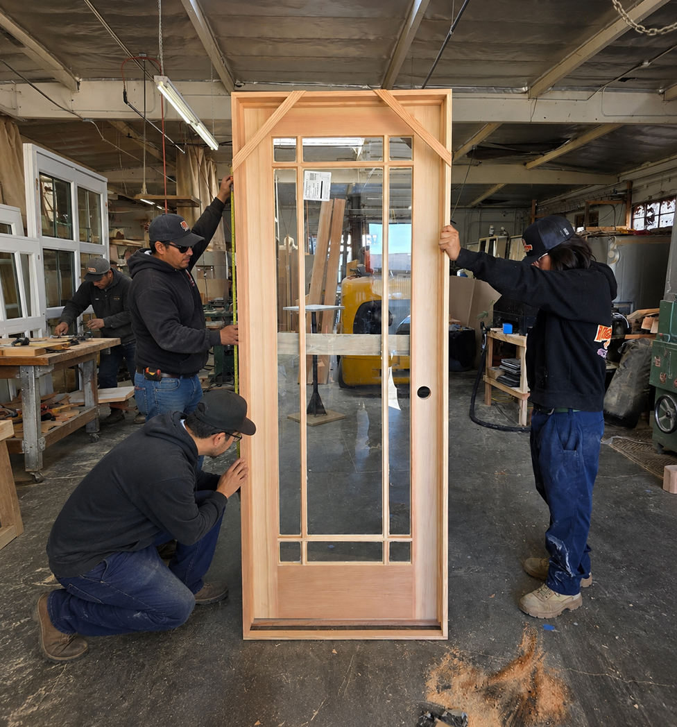 Roger’s Windows customer service or showroom team helping with a windows, doors or glass project