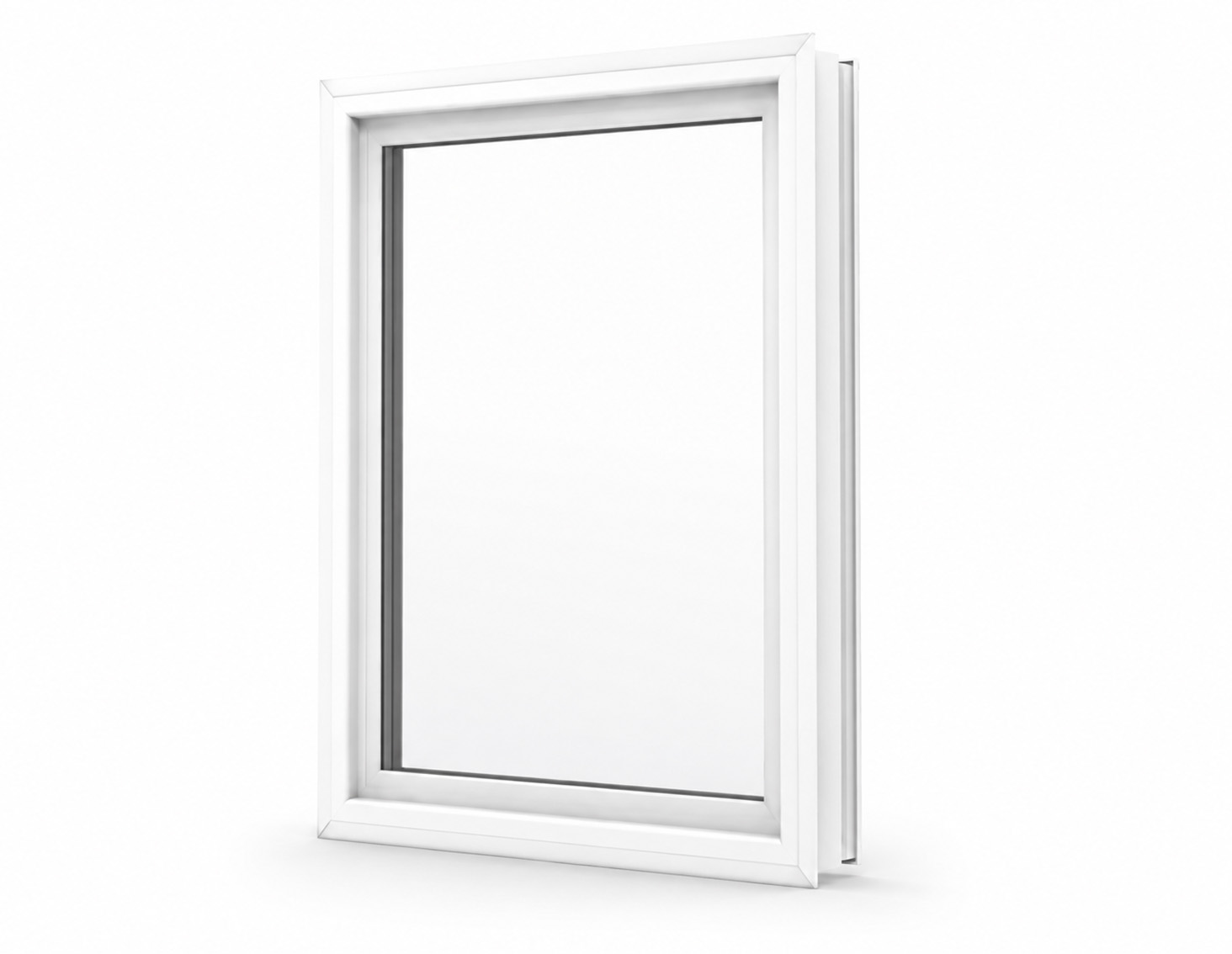 Large picture and specialty windows installed in a finished architectural space